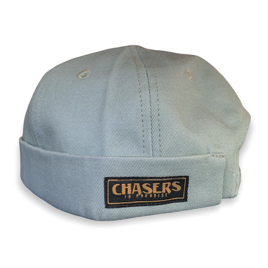 Brimless Cap Patch Logo // Sage